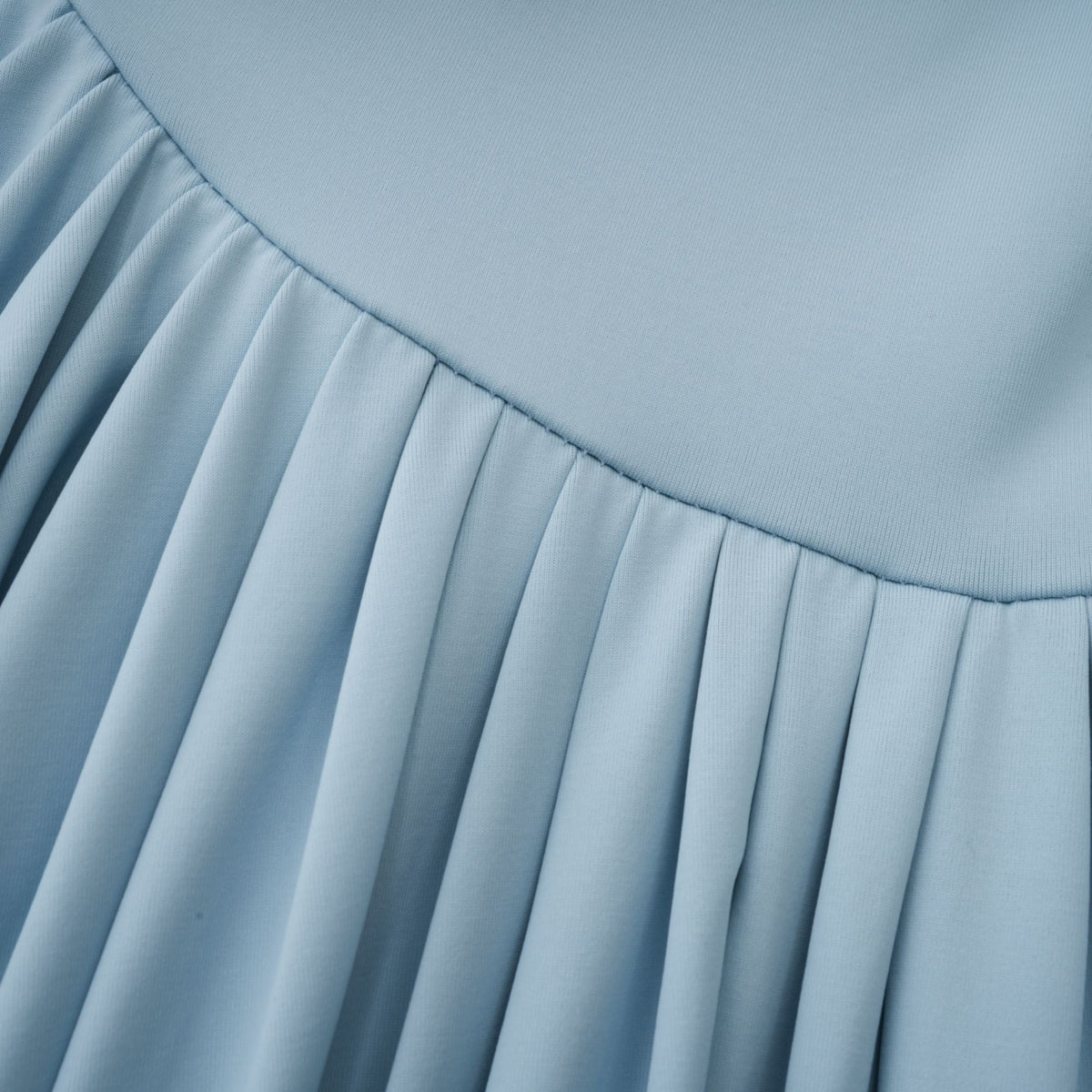 Céleste Baby Blue Pleated Maxi Dress