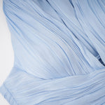 Arielle Sky Pleated Maxi Dress