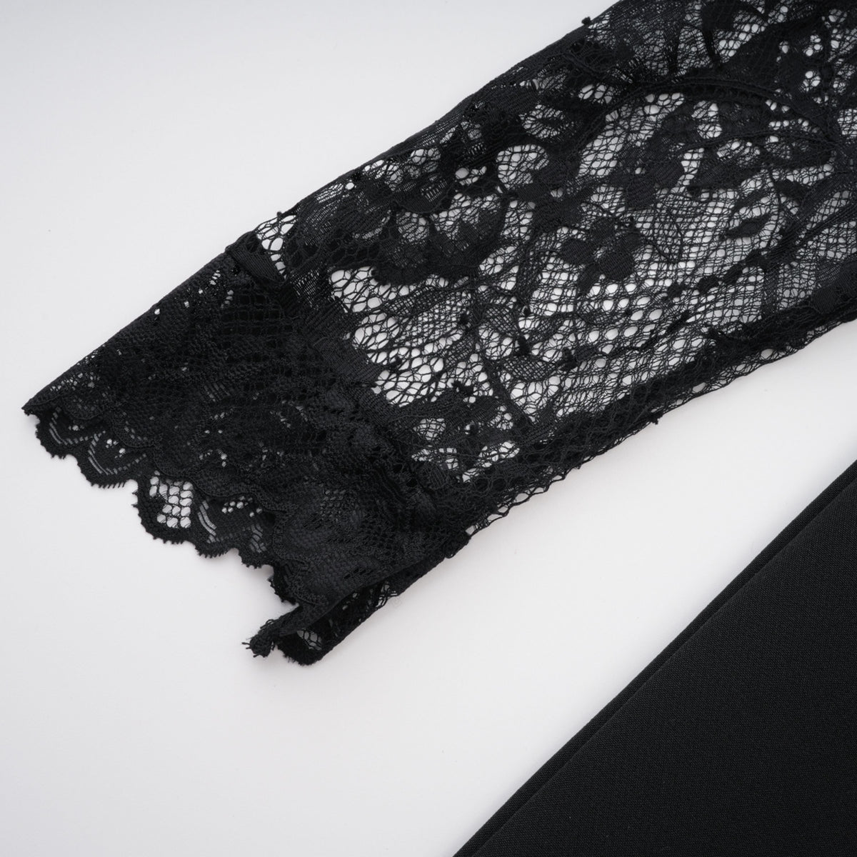 Valentina Black Lace Maxi Dress