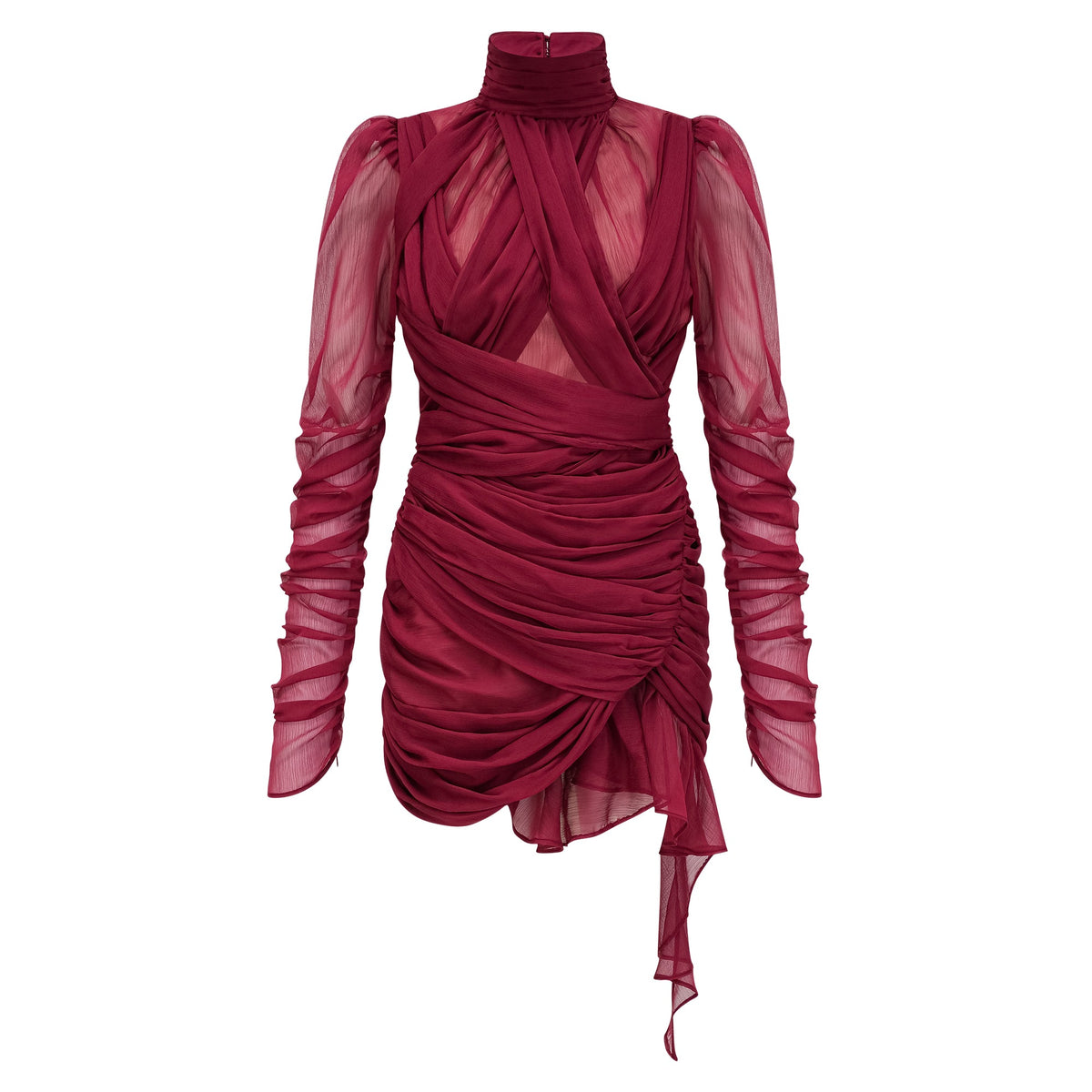 Isolde Burgundy Sculpted Mini