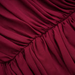Isolde Burgundy Sculpted Mini