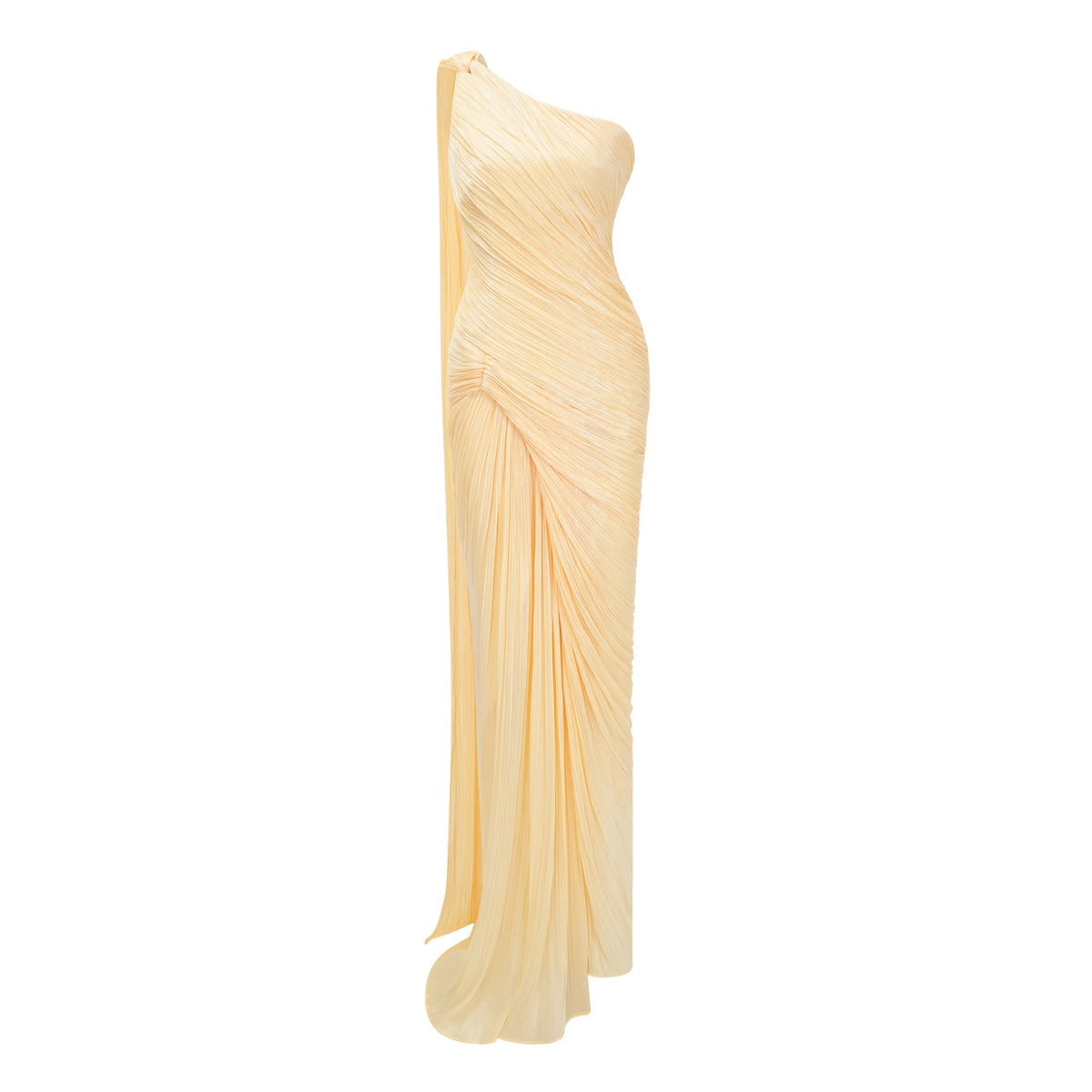 Liora Yellow Asymmetrical Dress