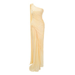 Liora Yellow Asymmetrical Dress