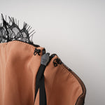 Alessandra Noir Corset Gown