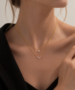 Double-Layer V Necklace