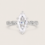 Marquise Moissanite Ring