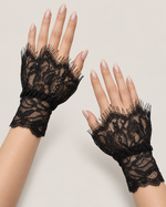 Eyelash Lace Wrist Cuffs
