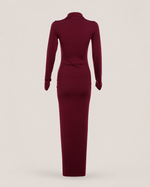 Flavia Grey Ruched Maxi Dress
