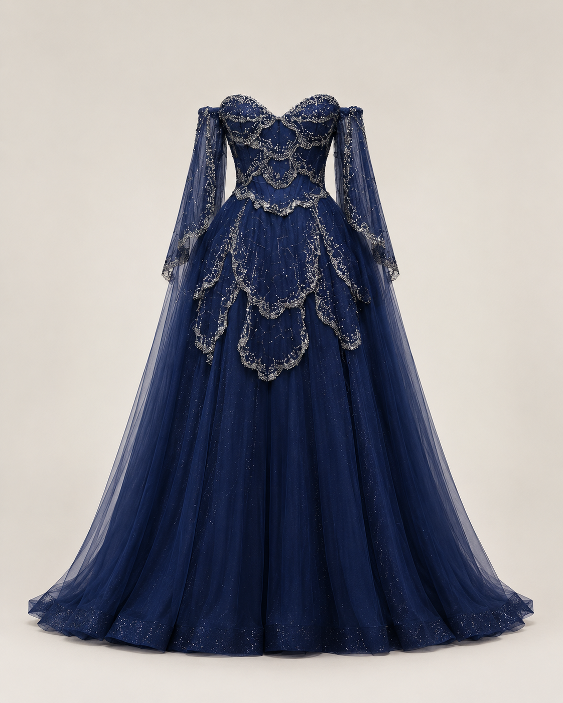 Geneviève Embellished Ball Gown