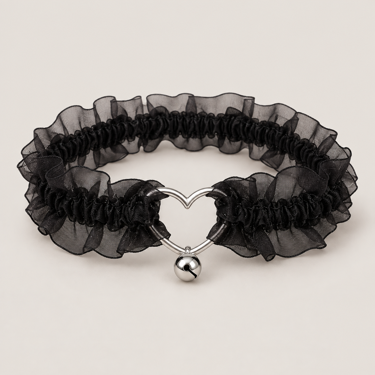 Heart Ring Bell Garter