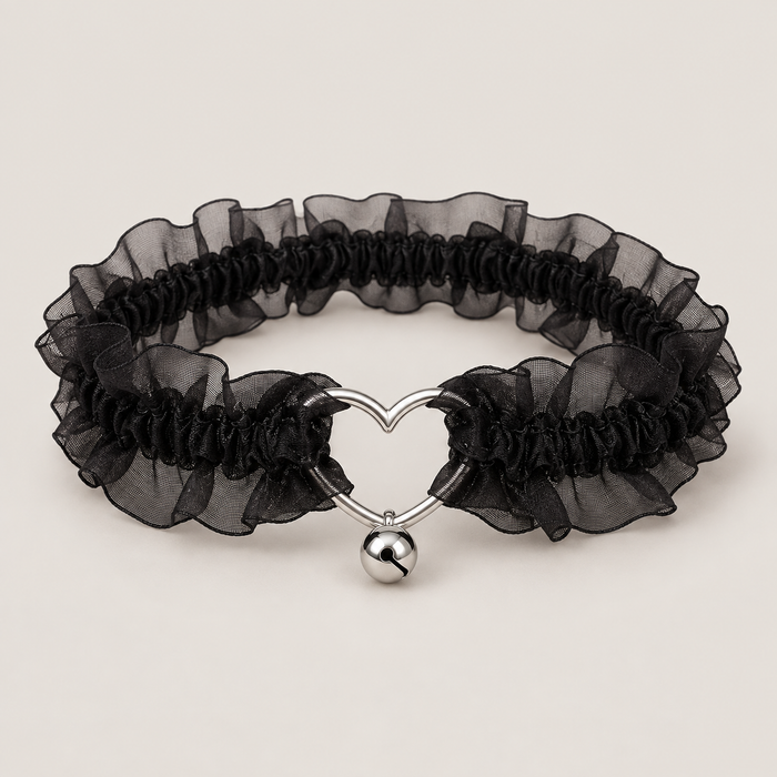 Heart Ring Bell Garter