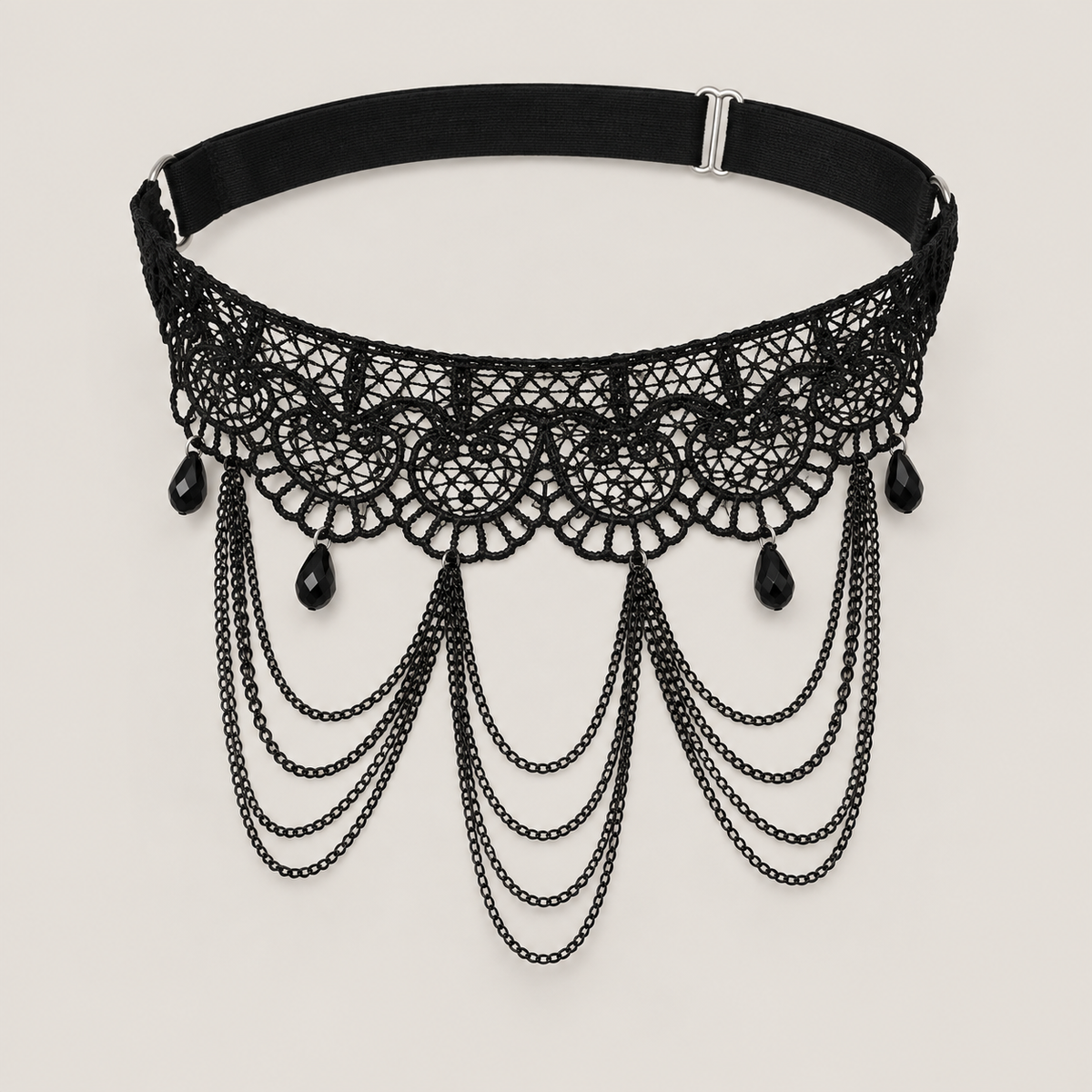 Lace Thigh Chain with Drops
