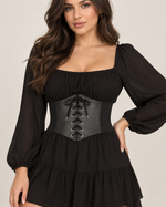 Lace-Up Corset Waist Belt