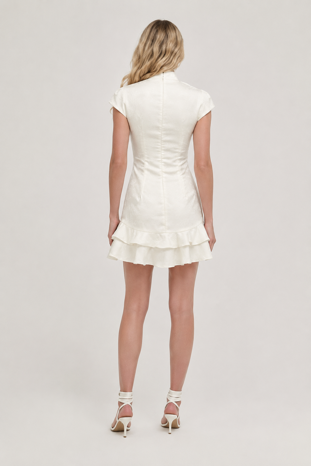 Lucienne Ivory Draped Mini
