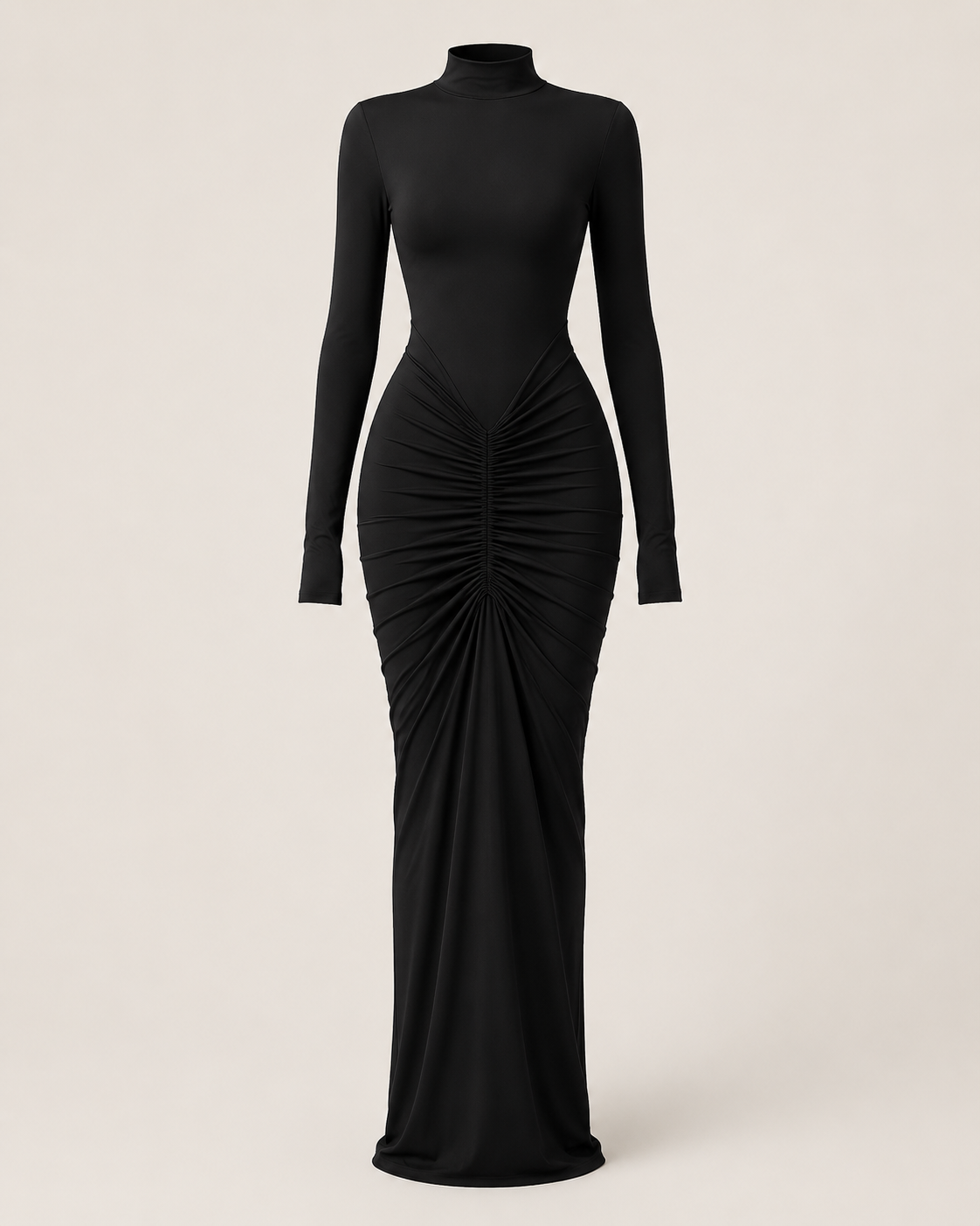 Maëlys Sky High-Neck Gown