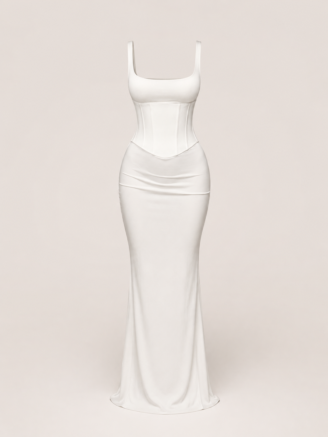 Margaux Ivory Column Dress