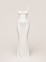 Margaux Ivory Column Dress