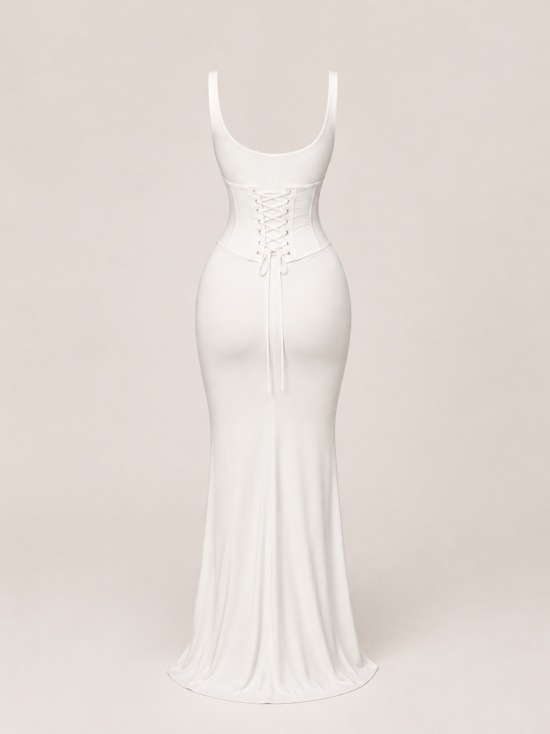 Margaux Ivory Column Dress