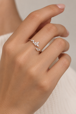 Marquise Butterfly Open Ring