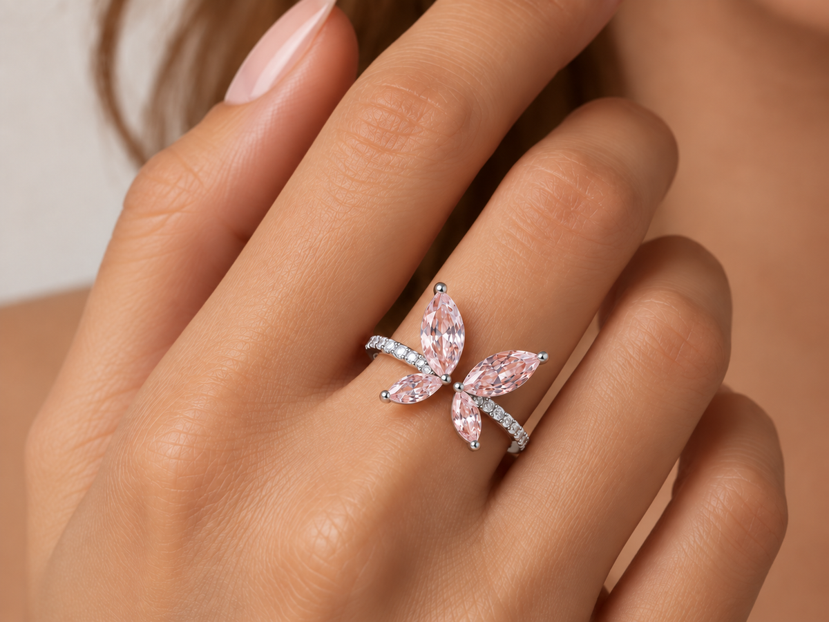 Marquise Wing Butterfly Ring