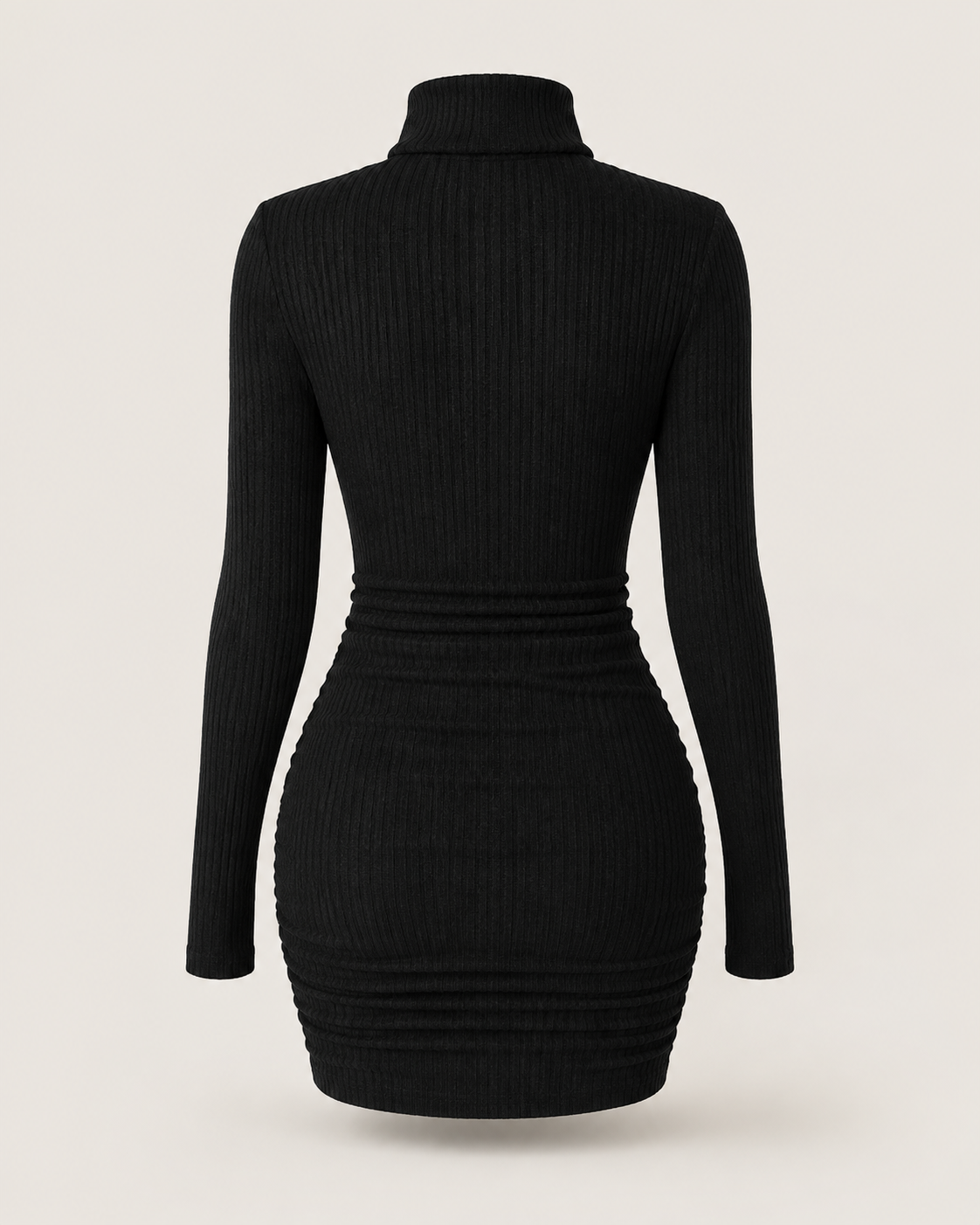 Mirabelle Oatmeal Long-Sleeve Mini