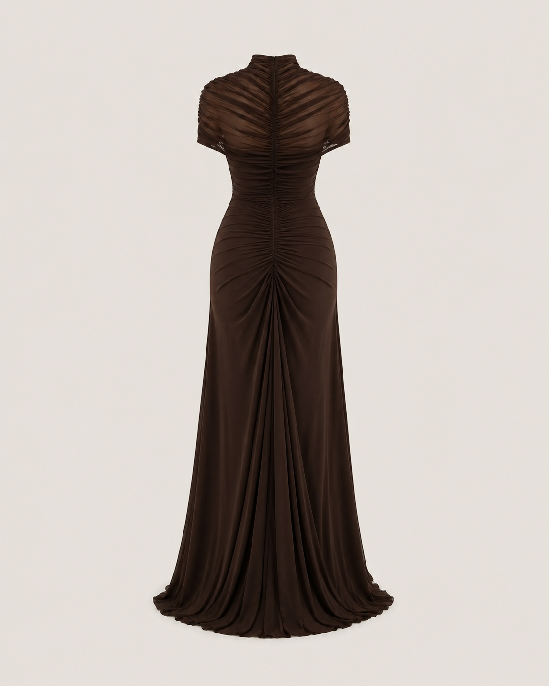 Noëlle Cocoa Two-Piece Dress