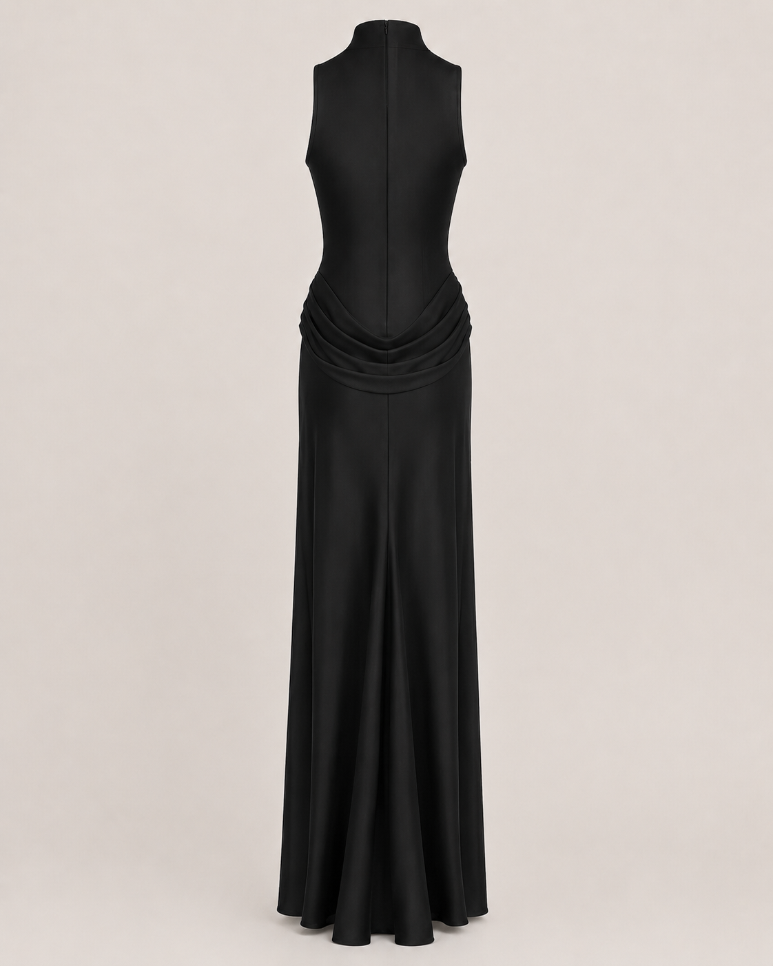 Oriane Ivory Draped Gown