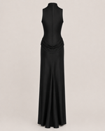 Oriane Ivory Draped Gown
