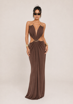 Paloma Draped Maxi Dress