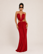 Paloma Draped Maxi Dress