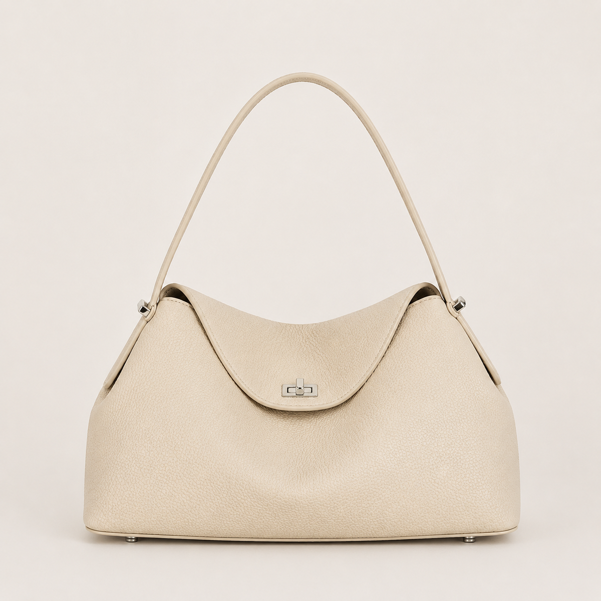 Pebbled Leather Shoulder Bag