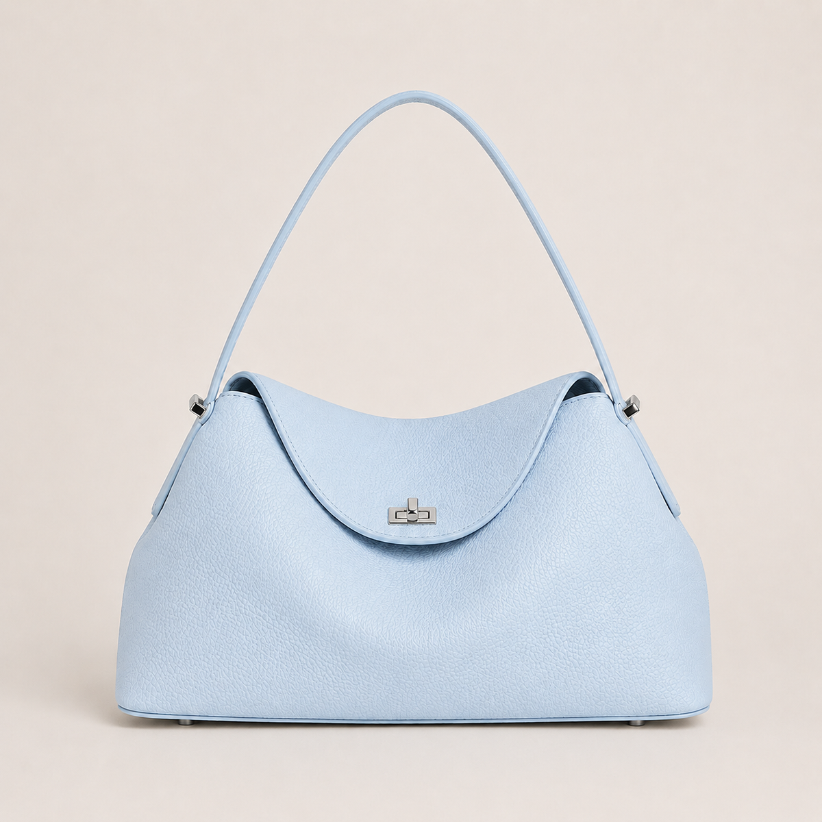 Pebbled Leather Shoulder Bag