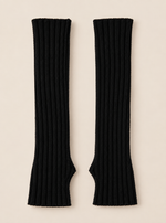 Ribbed Knit Arm Warmers