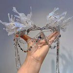 Crystal Butterfly Hair Crown