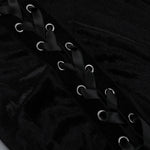 Lilith Noir Corset Slit Dress