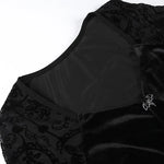 Raven Noir Bell-Sleeve Corset Mini