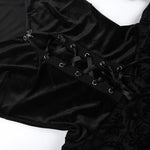 Raven Noir Bell-Sleeve Corset Mini