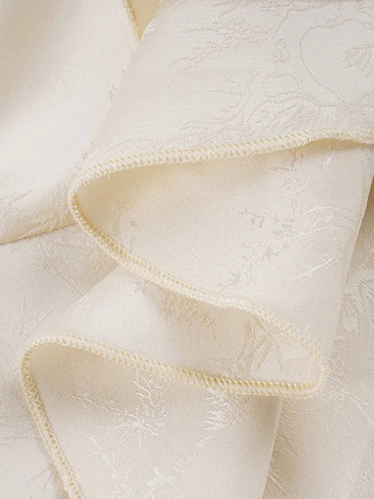 Lucienne Ivory Draped Mini