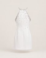 Sabine Black Crystal A-Line Dress
