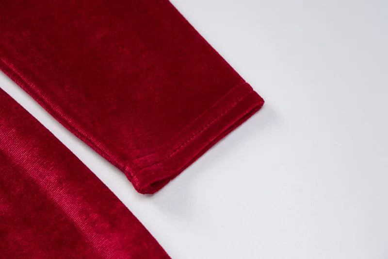 Esmée Emerald Velvet One-Shoulder Dress