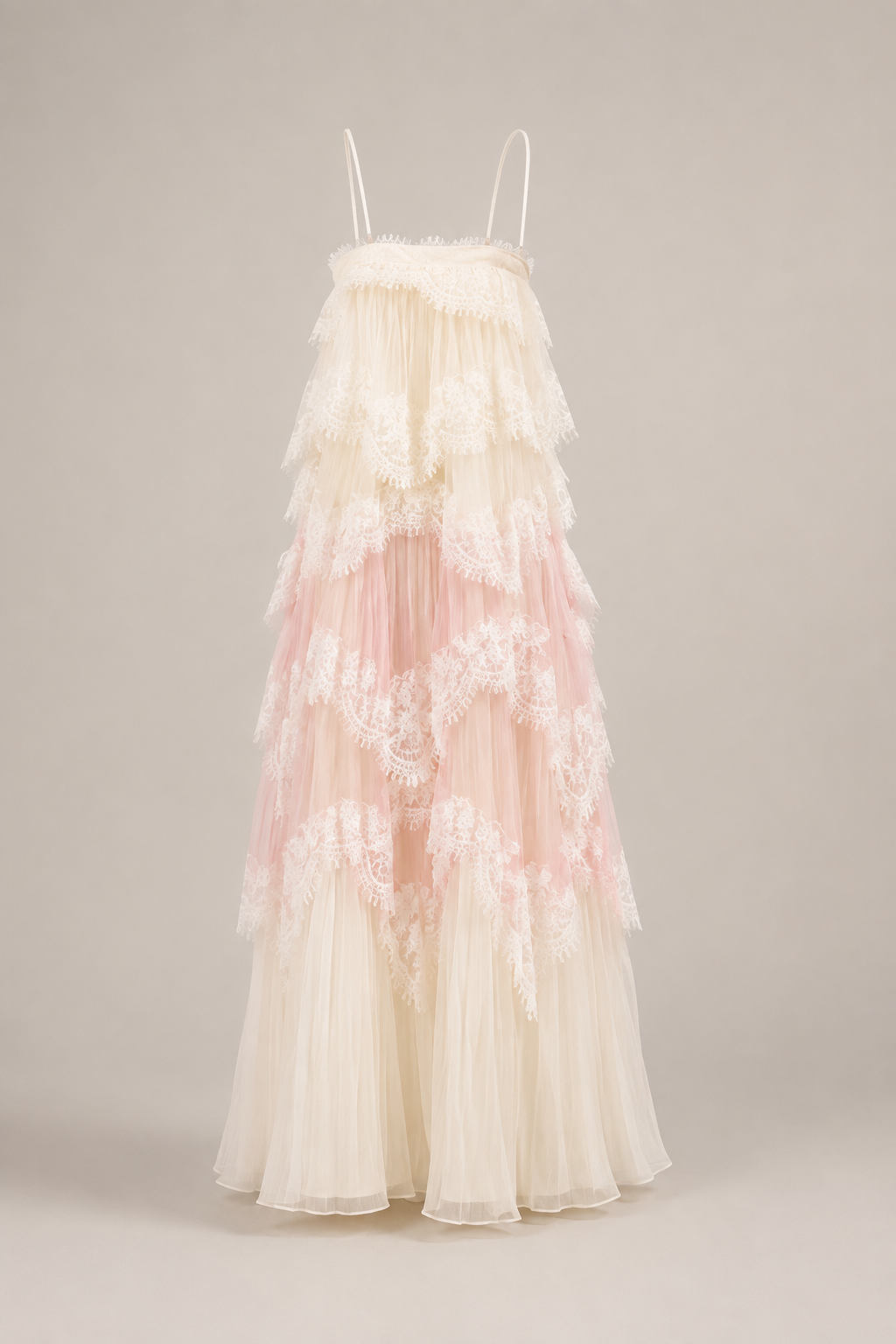 Serena Rosewater Flowing Gown