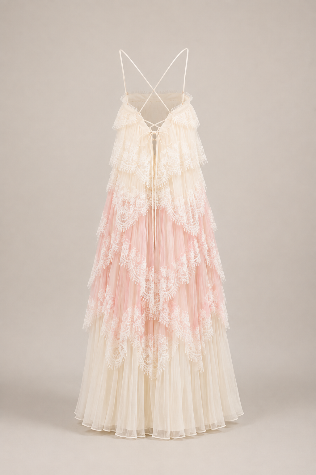 Serena Rosewater Flowing Gown