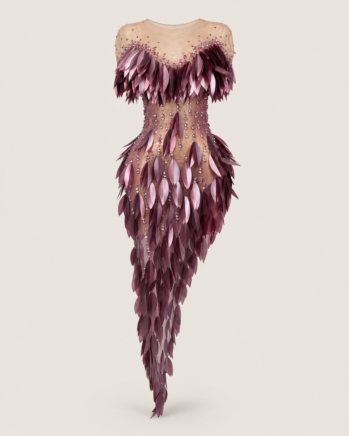 Sigrid Feather Embellished Gown