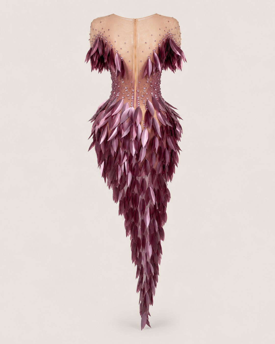 Sigrid Feather Embellished Gown