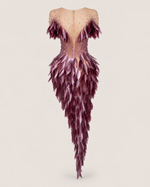 Sigrid Feather Embellished Gown
