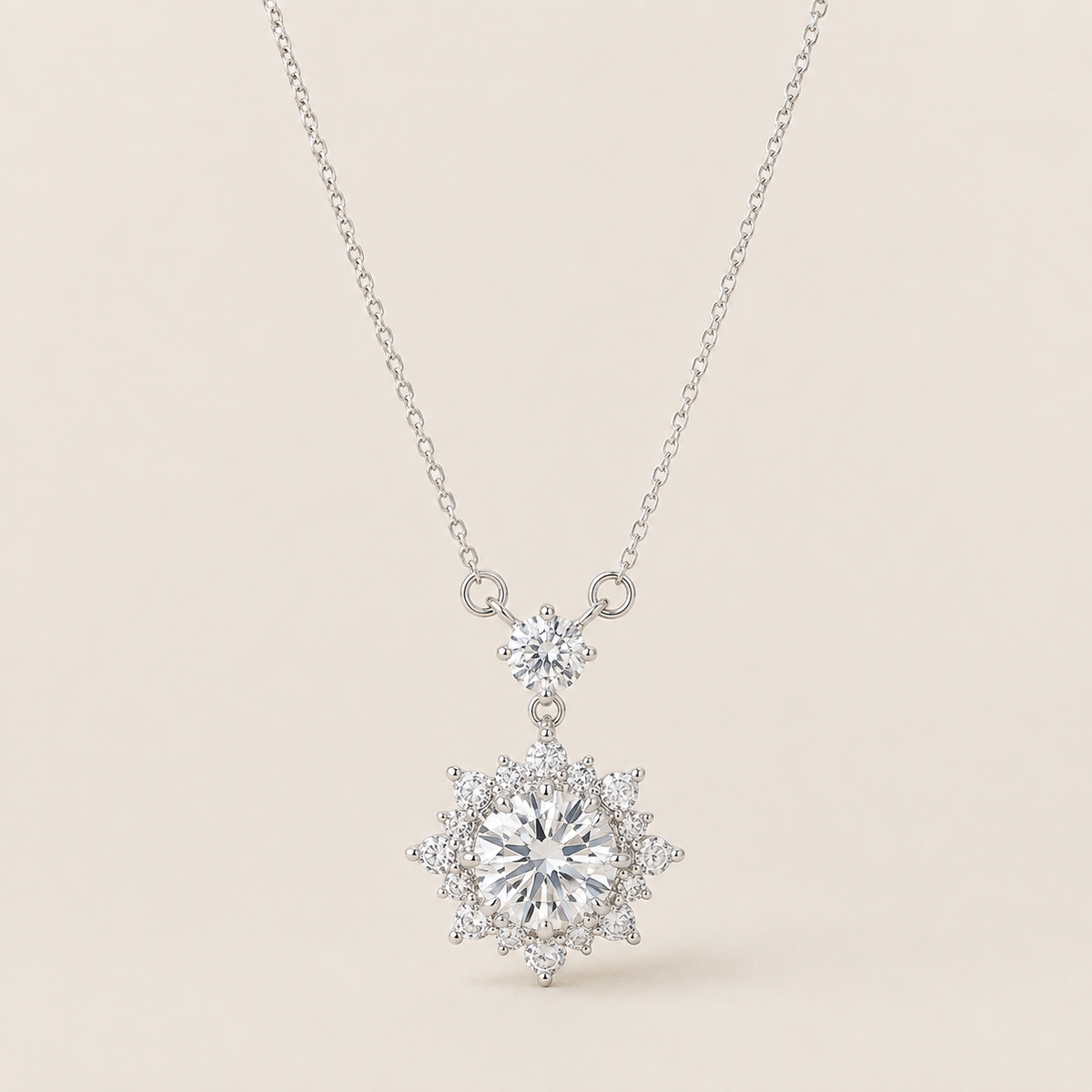 Sterling Silver Snowflake Pendant