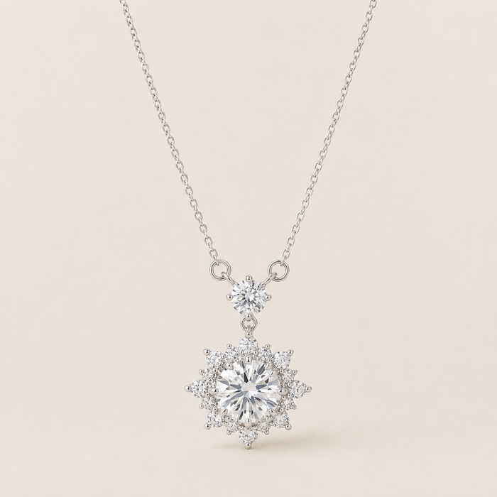 Sterling Silver Snowflake Pendant