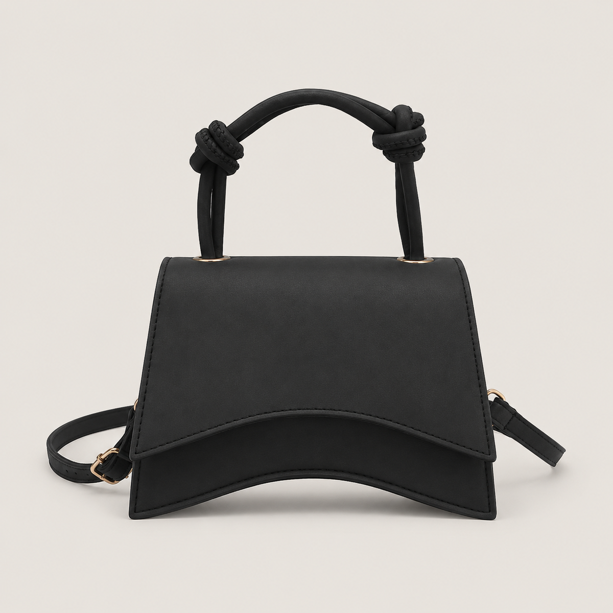 Structured Top-Handle Bag