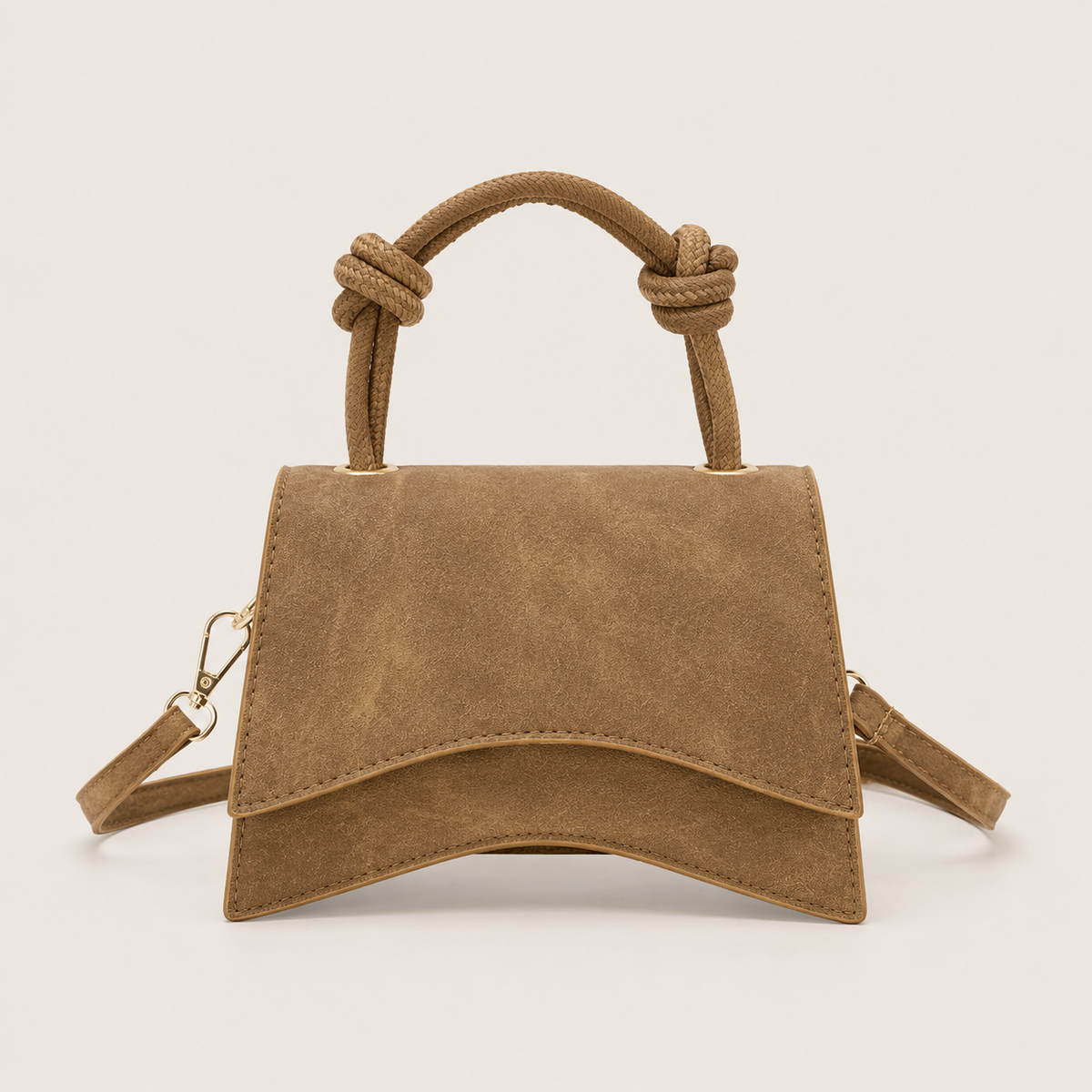 Structured Top-Handle Bag