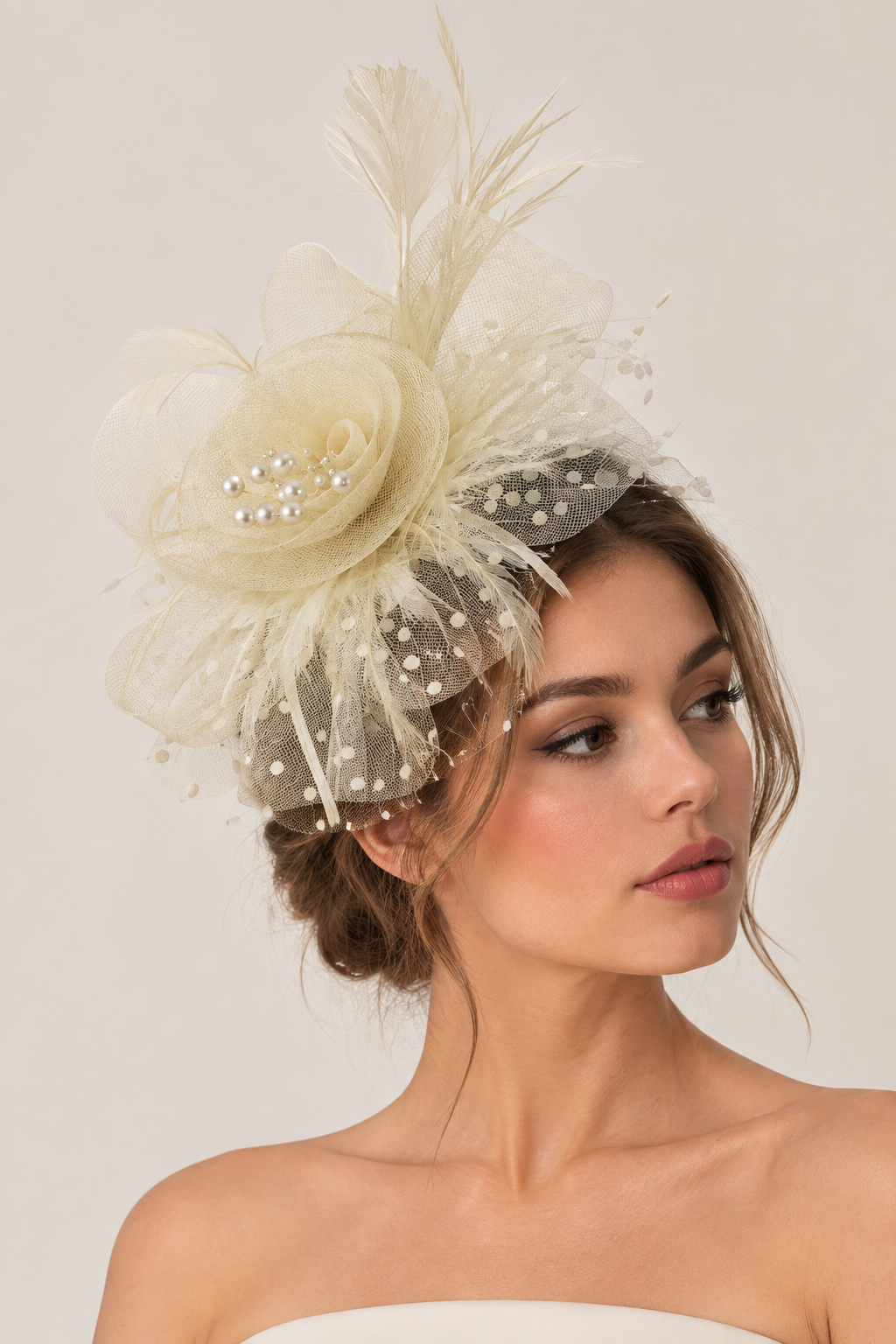 Tulle Flower Fascinator